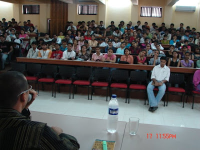 Dale gave another guest lecture on Entertainment PR at CHM College at 