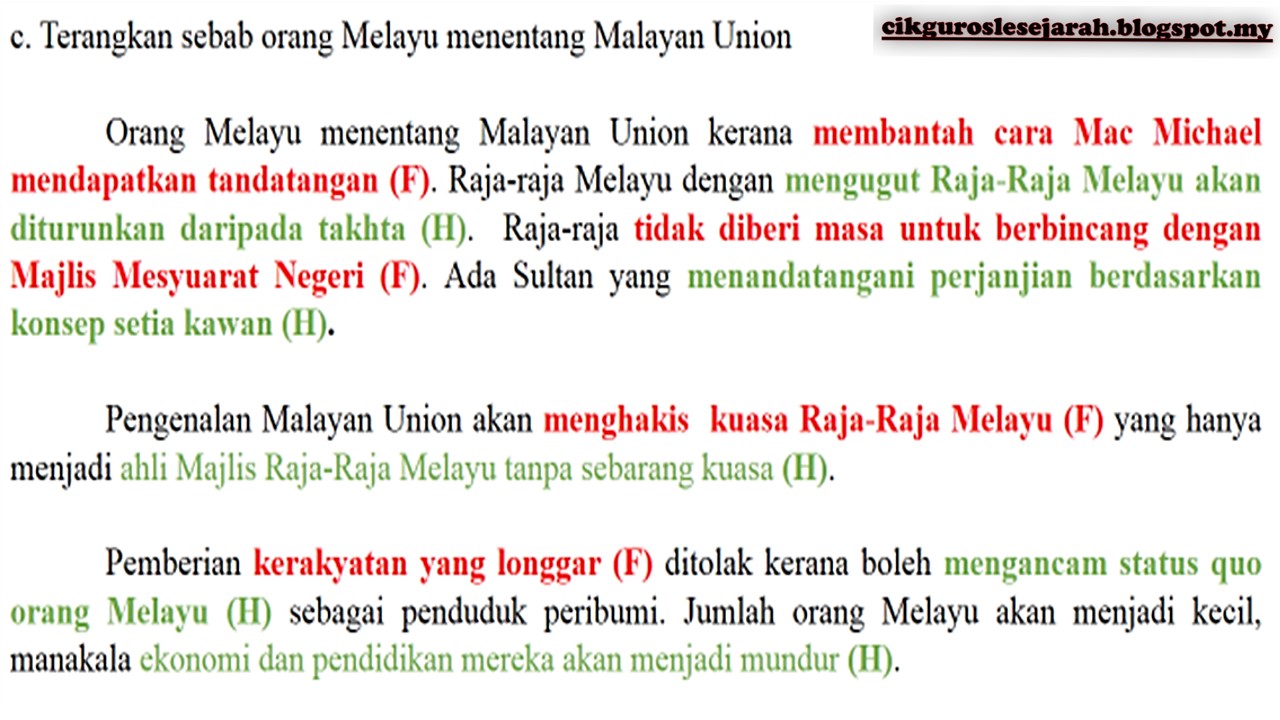 Soalan Esei Sejarah Tingkatan 4 Bab 3 - Tersoal q