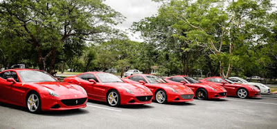 Ferrari cars show