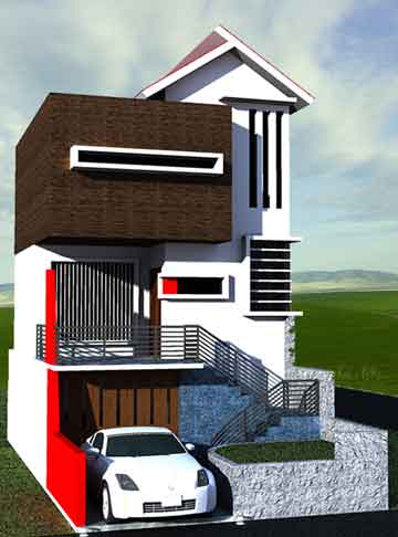  Desain  Rumah  Minimalis untuk Lahan  Sempit  Blog Interior 