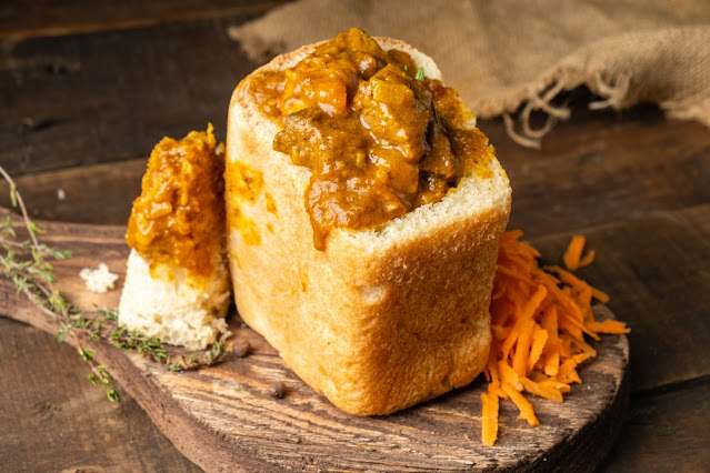 South African bunny chow.