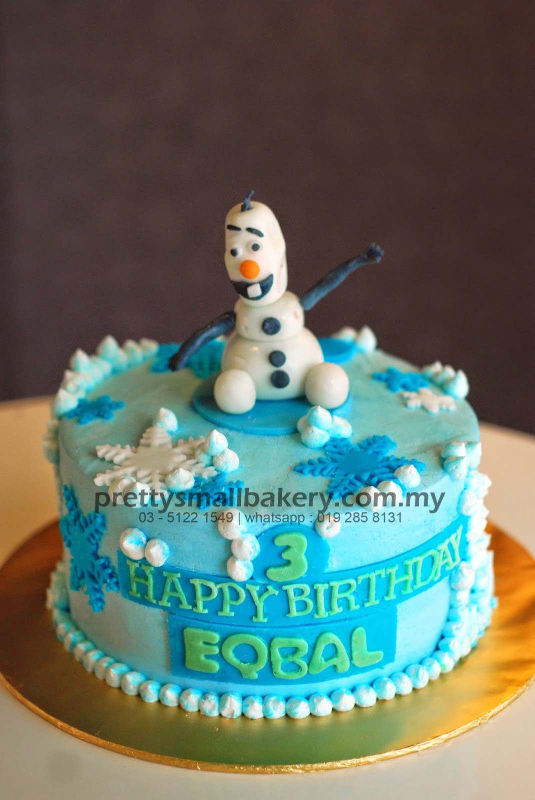 Kek birthday OLAF - Prettysmallbakery
