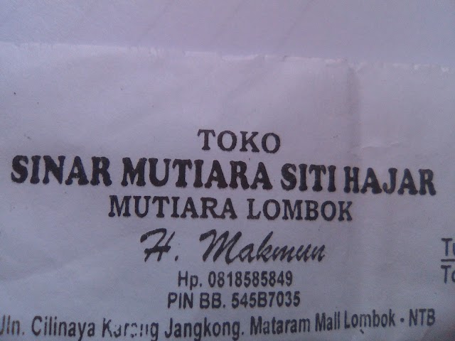 Murahnya Mutiara Khas Lombok Dan Sarung Khas Lombok Sebagai Oleh - Oleh