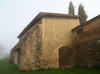 Paret de tàpia en la construcció de Cal Masover