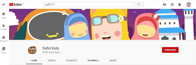 Channel Youtube Islami untuk Anak