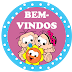 Placa Bem-Vindos Turma da Mônica Baby