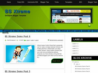 BSXtreme blogger template