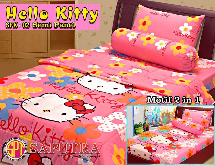 Saputra Sprei  bedcover Single Jungle Edition