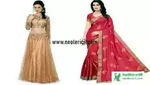 Wedding Saree Designs - Banarsi, Jamdani, Katan, Georgette Sarees - biyer saree collection - NeotericIT.com