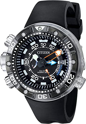 Citizen Eco-Drive Men's BN2029-01E Promaster Aqualand Depth Meter Analog Display Black Watch