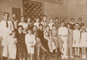 Jugadores participantes en el Campeonato Infantil de Ajedrez Barcelona 1932