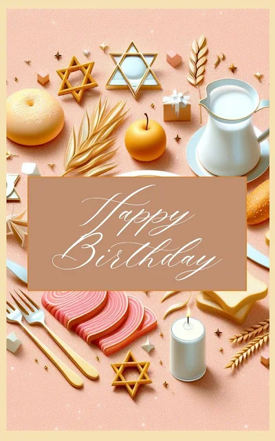Happy Birthday Wishes For Her | Aesthetic Kosher Food Inspired Designs