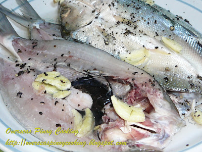 Daing na Bangus - Marinating Procedure