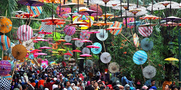 Indonesia Umbrella Festival 2017 at Pura Mangkunegaran, Solo