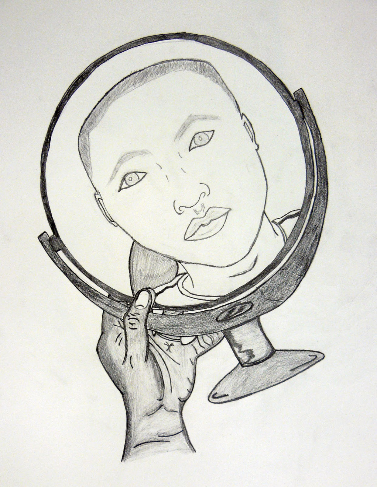 Hand Mirror Drawing