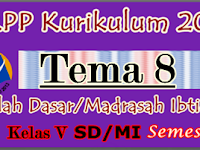 RPP Tematik Kelas 5 Tema 8 SD/MI K13 Revisi