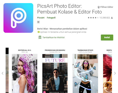 Aplikasi Edit Foto Kekinian
