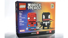San Diego Comic-Con 2017 Exclusive Spider-Man & Venom BrickHeadz Set by LEGO x Marvel