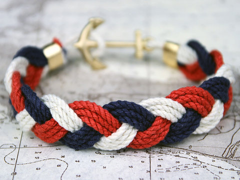 pulsera marinera, sailor rope