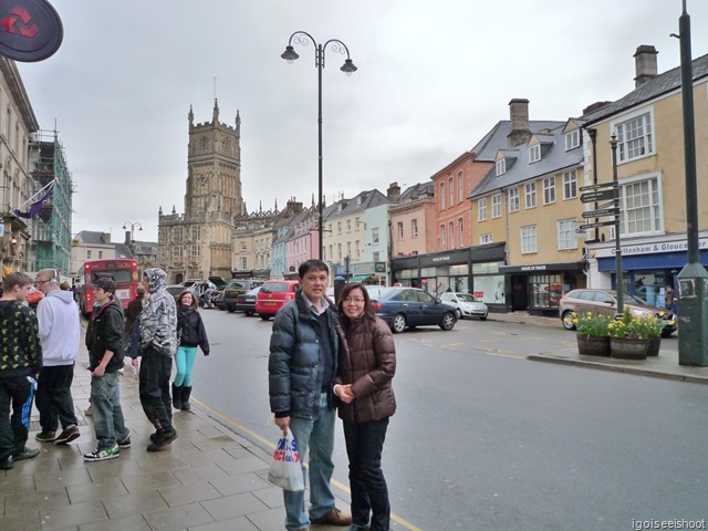 Cirenchester town in the Cotswolds, England