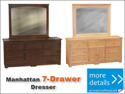 Manhattan 7 Drawer Dresser