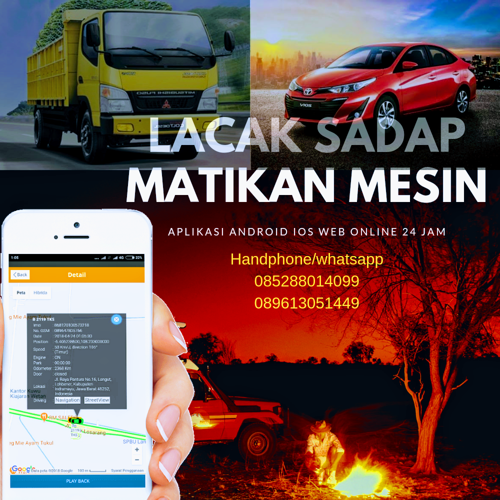 gps tracker mobil motor truk bus alat berat