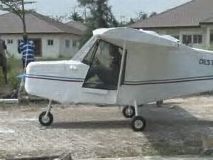 PICTURE : Man Builds Light Aircraft In Bayelsa