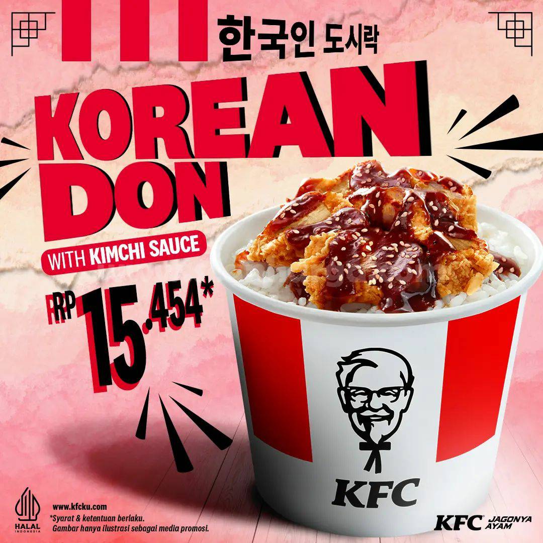 PROMO KFC 12.12 KOREAN DON HANYA RP. 15.454