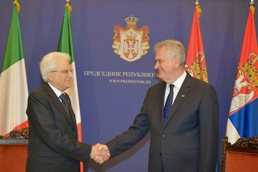 Mattarella: "Sosteniamo il processo di adesione della Serbia all'Ue"