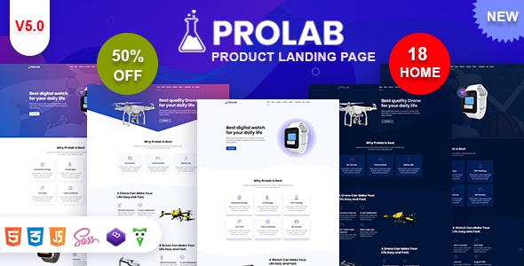 Product Landing Page Template