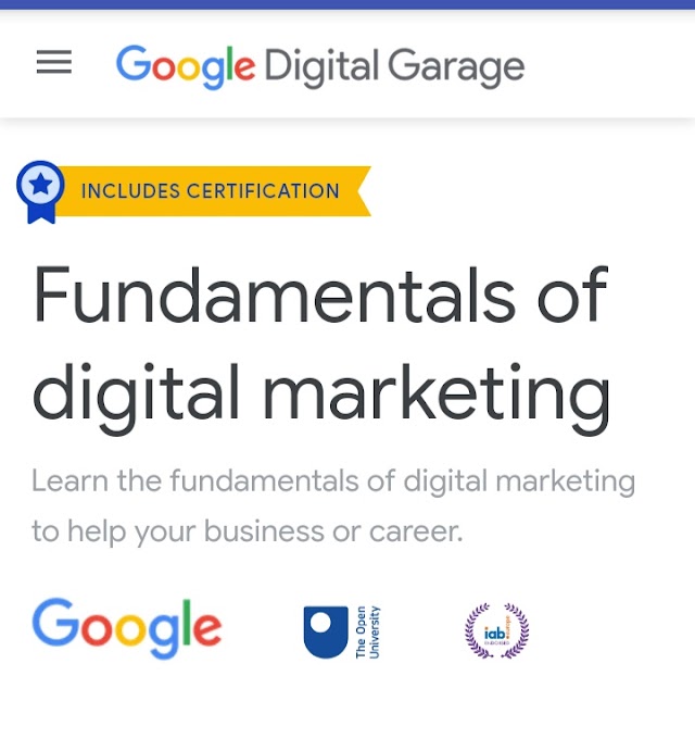 Google Digital Garage Final Module – FAQ Google Digital Garage Fundamental of Digital Marketing all questions