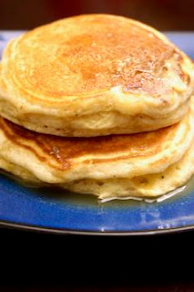 Eggnog Pancakes with Eggnog Syrup: Savory Sweet and Satisfying