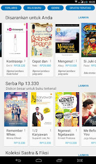 Kelebihan Berbelanja E-book di PlayStore