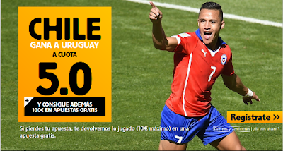 betfair Chile gana cuota 5 Uruguay Copa America 25 junio