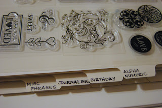 BeyondPrincess.blogspot.com: Clear Stamp Organization idea