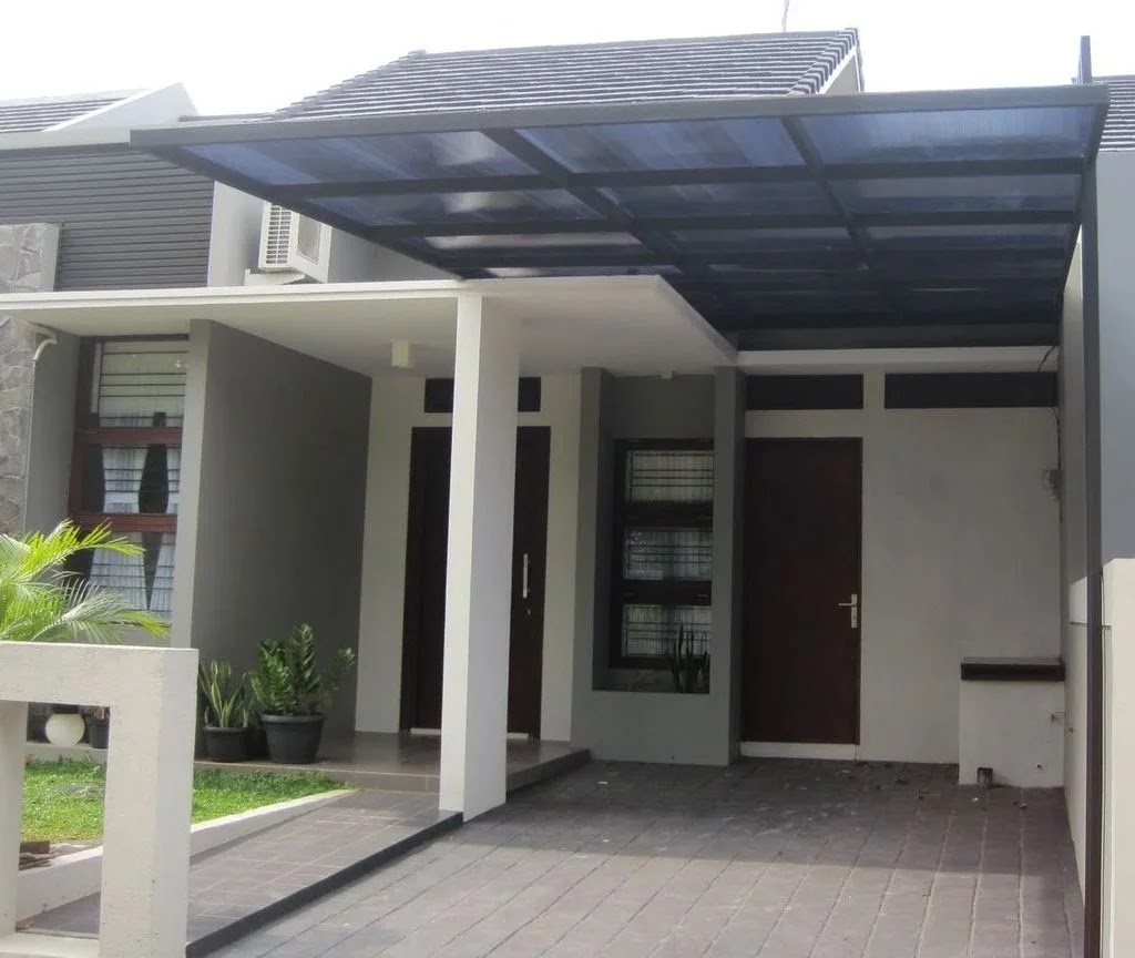 Model Garasi Mobil Depan Rumah Minimalis Rancangan Desain Rumah