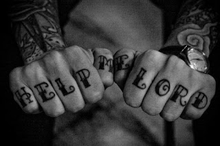 punk knuckle tattoos