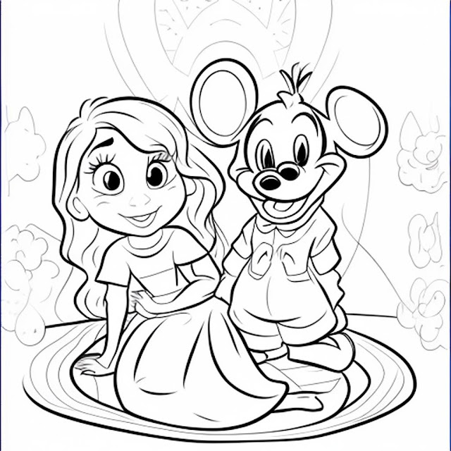 Coloring Pages for Kids Disney Printable