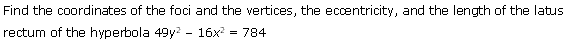 Solutions Class 11 Maths Chapter-11 (Conic Sections)