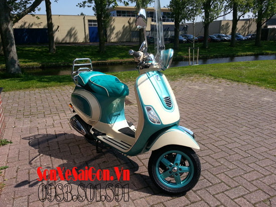 Sơn phối màu xe Piaggio Vespa đẹp (ảnh 2)