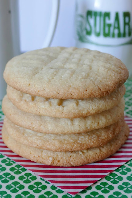 These delicious, buttery cookies are crunchy and perfectly sweet! Great for Christmas cookie exchanges, lunch boxes, snack and parties! Also tasty with buttercream frosting and sprinkles on top!