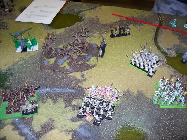 Warhammer Fantasy High Elves vs Vampire Counts battle report