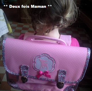 cartable rose école