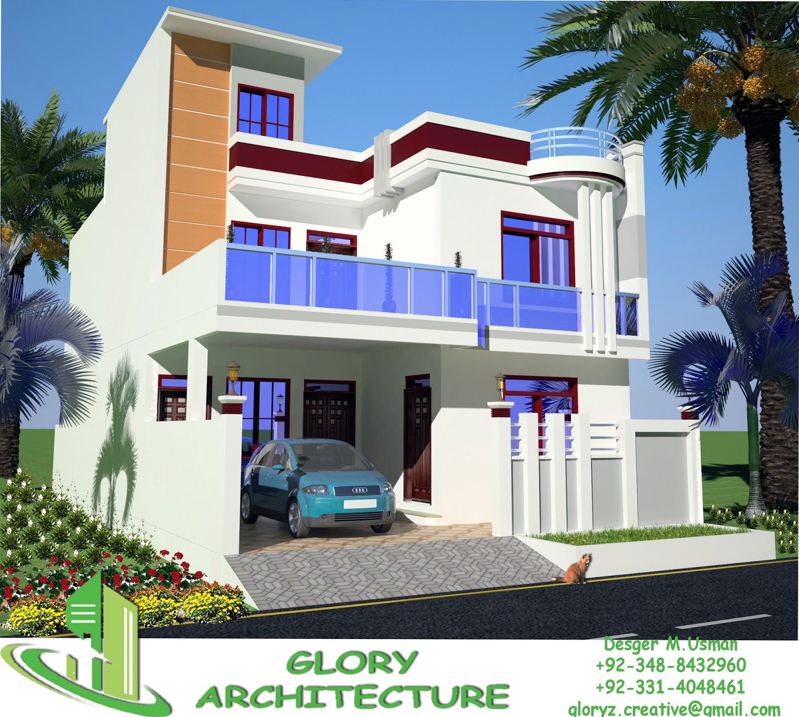 30x60 house  plan  elevation  3D view  drawings Pakistan 