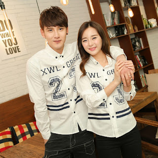 Kemeja Couple XWL 23 White