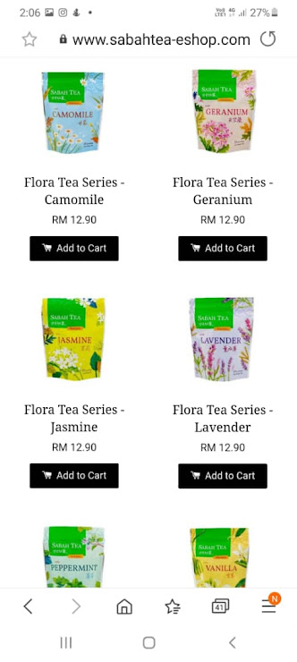 Sabah Tea online shop