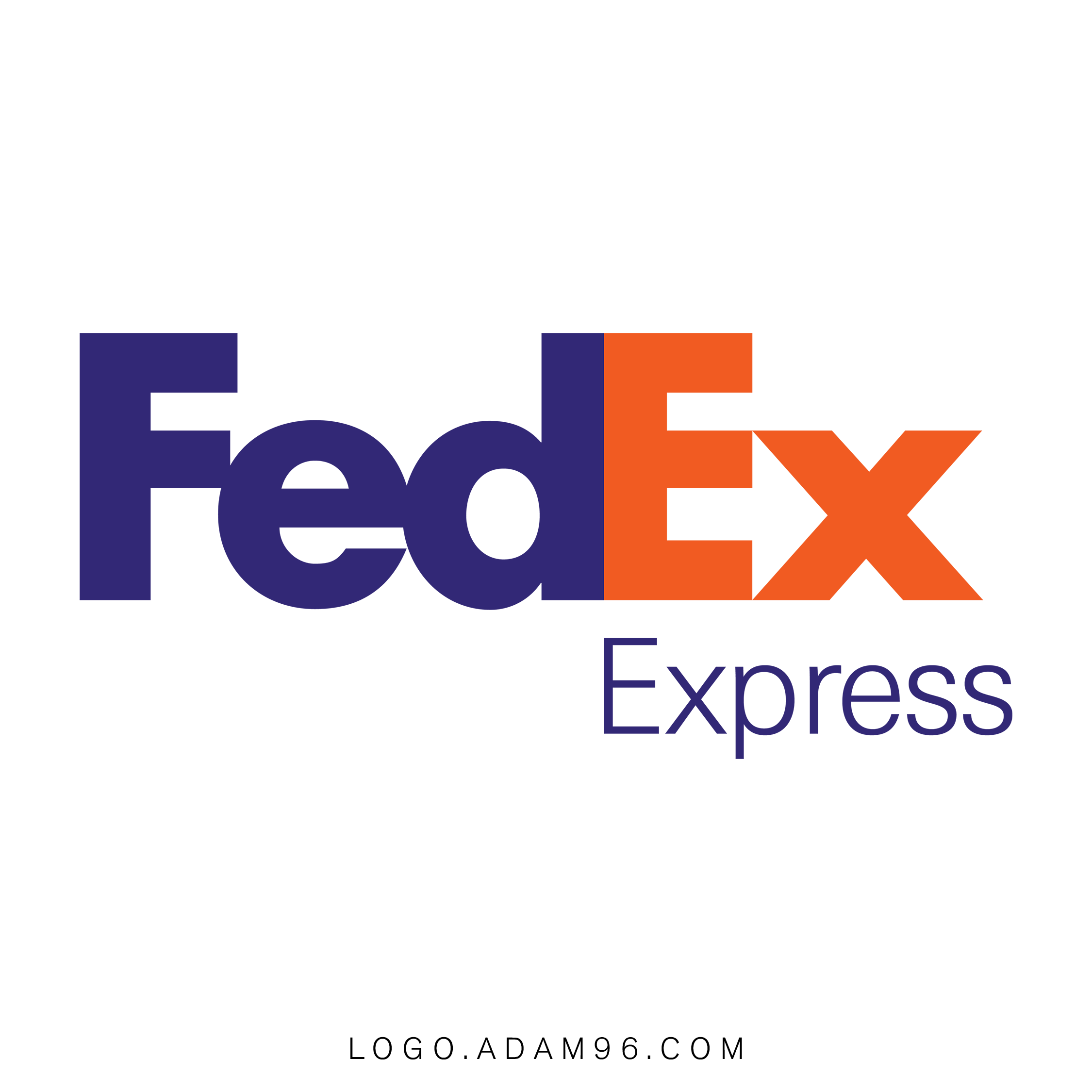 تحميل شعار فيديكس شفاف Logo FedEx Express PNG - SVG