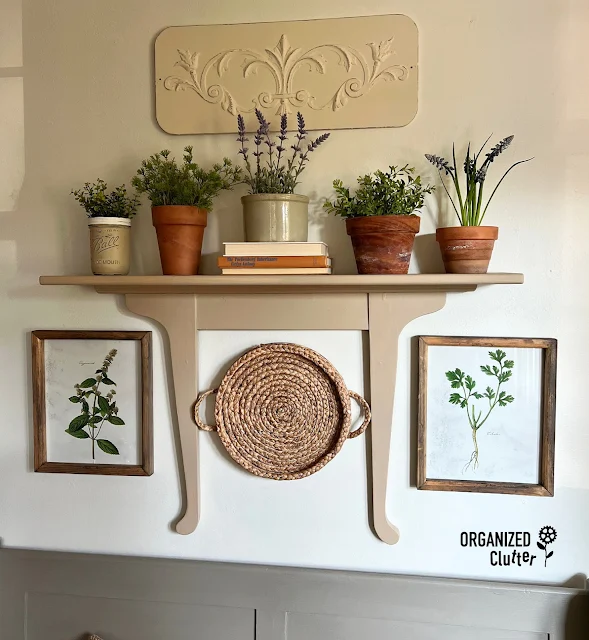 Photo of a botanical themed foyer wall.