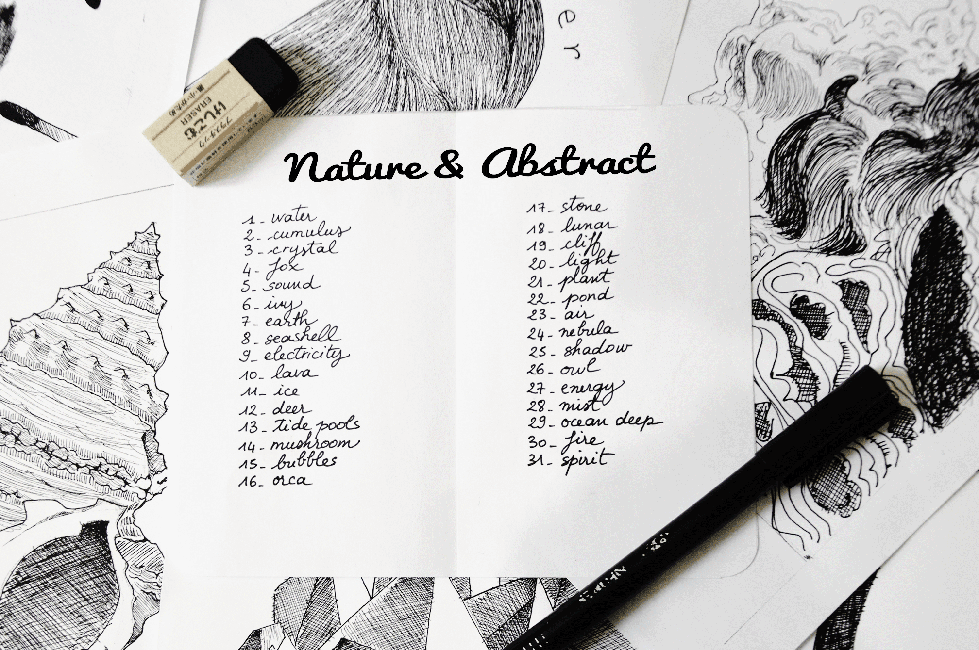 5 conseils pour réussir inktober lafianceedelarbre