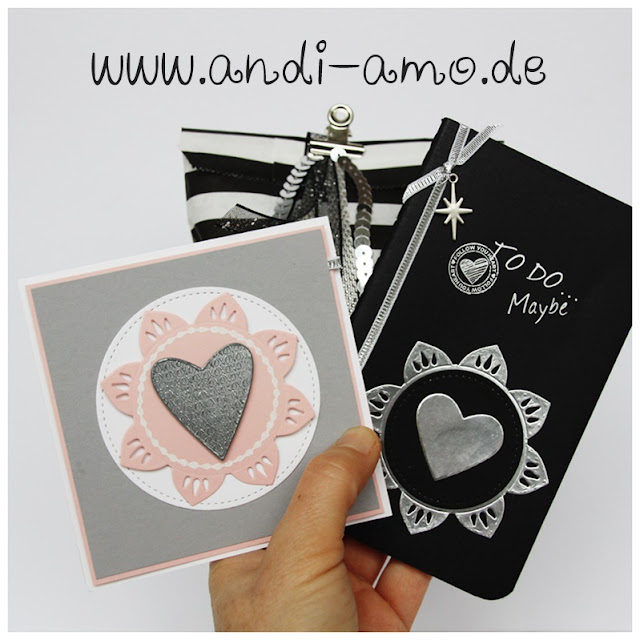 Geschenke dekoriert mit Stanze und Stempel andi-amo